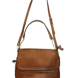 Urban Expressions Brown Crossbody Bag with Adjustable Strap